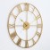 Wall clock, series: loft, smooth move, d-60 cm, gold