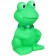Rubber toy for the bath "Frog", 9 cm, with a squeak, crumb me