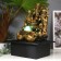 Three Elders with children and gold, 35x25x20 cm desktop fountain from the network