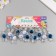 Light light on the ring "Bunny-cosmonaut" blue, flashes LR41x3 pcs 2x4x7 cm