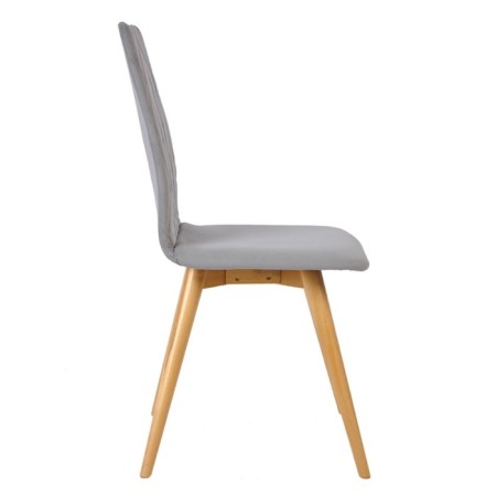 Dining stool Polini Home Rio SD, the color is light gray-natural-2