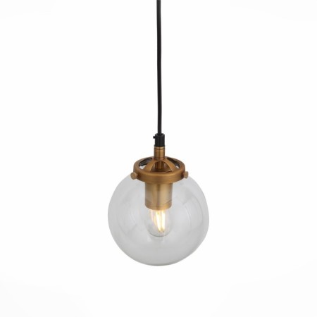STL LUCE Sus. SL234.403.01. Varieta. 1x40 W, E27, 14x14x23 cm, black color, gold-5