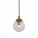 STL LUCE Sus. SL234.403.01. Varieta. 1x40 W, E27, 14x14x23 cm, black color, gold