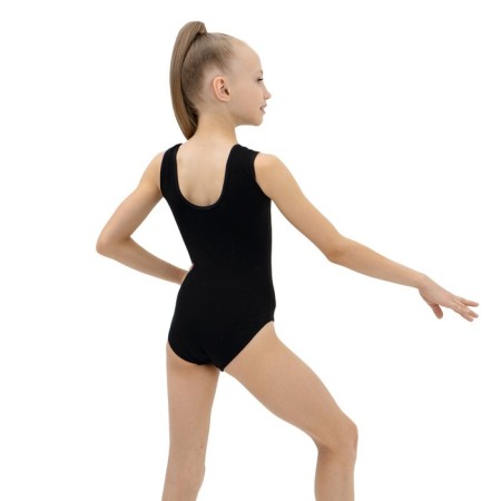 A swimsuit for gymnastics and dancing Grace Dance, p. 30, black color-2