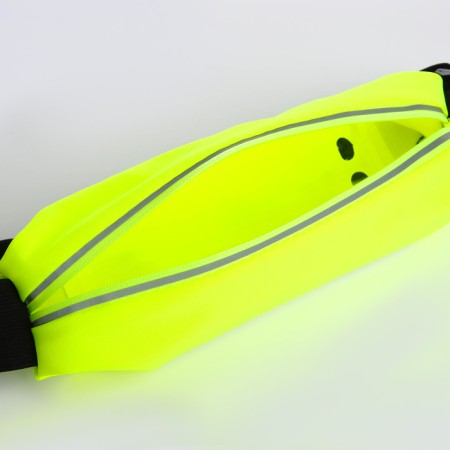 Board belt on a zipper, reflective elements, yellow color-4