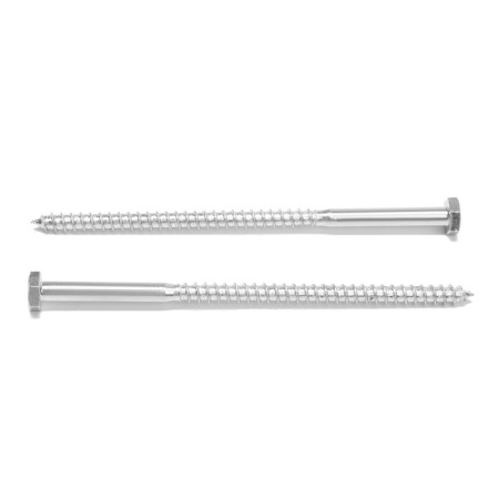 Bolt "Capercaillie", plumbing, Din571, M10x200 mm, 50 pcs-4