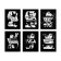 A set of subject notebooks of 48 sheets, an anime comic book, 12 items, with reference material, covered cardboard, Uf-lak (full), OFSET block
