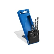 Set of drill on metal bison, p6m5, cylindrical shank, 2-8 mm, 6 pcs, class a, case