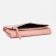 Women's wallet on magnets, pink color