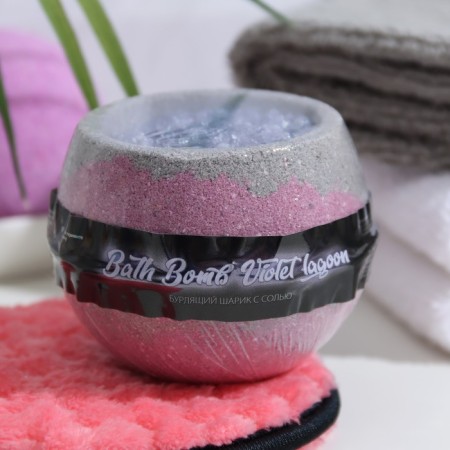 Bath for a bath with salt "Violet Lagoon"-1