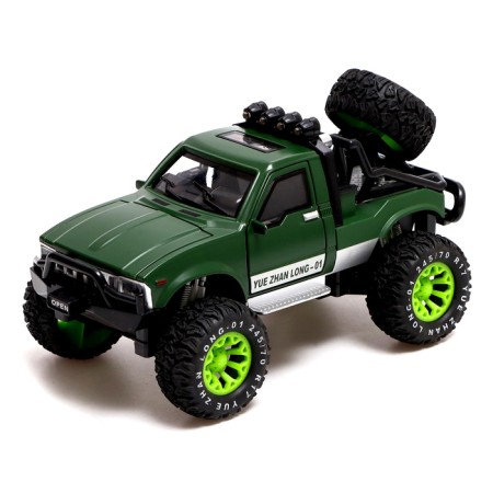 Metal “jeep” machine, doors, hood, inertia, mix are opened-8