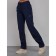Female sports trousers, size 50, dark blue color