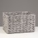 Stelly basket "Kolos", 31x22x19 cm, gray