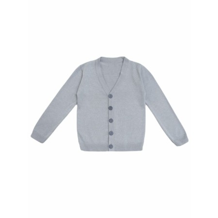 Cardigan for a boy School, height 134 cm, color gray color-1