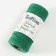 Knitting cord 100% cotton, width 1mm 100m 80g "Dark green" 10x4.2x4.2 cm