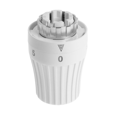 Thermostatic head OGINT 022-5069, liquid, M30x1.5 mm, PN 10, 6-28 ° C, white