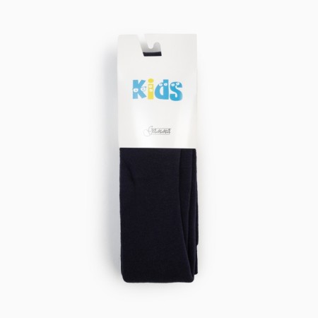 Pantyhose children's terry color dark blue, height 116-122-3