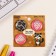 Icons sunset set 3 pcs d = 25 mm "these are flowers, berries in front" 7x7 cm