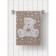 Tensor Guten Morgen Bear, 450 g, size 70x130 cm, beige color