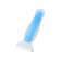 Anal plug luminous in the dark Namor Glow, waterproof, silicone, transparent, 12.5 cm