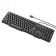 Keyboard set + Hoco GM16 mouse, wired, membrane, cable 1.2 m, black