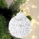 Christmas tree decoration for coloring "Joy" 4 pcs., Brush