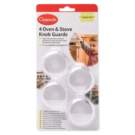 Clippasafe protective castle from turning on the plate firewood (4 pcs.), Transparent-4
