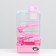A cage for small rodents "Pigzon", with a filling, 23 x 17 x 40 cm, pink