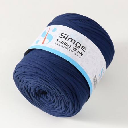 Knitted yarn secondary 90% cotton, 10% p/e, 100m/450 ± 50 g (ultramarin) mix-2