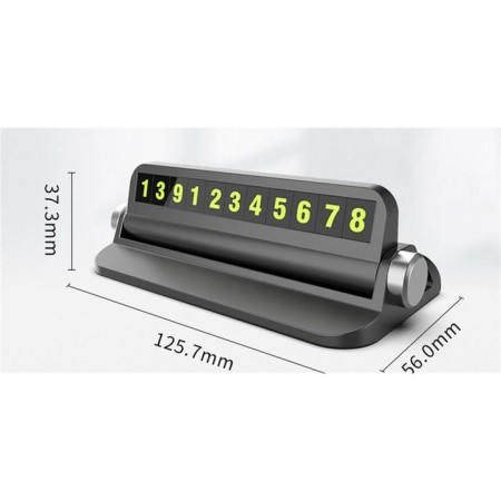 Signs for phone number rotary, black-2