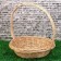 Basket "Product", Dno = 28, Dopt = 41 cm, h = 10/44 cm, manual weaving, vine