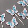 Set for decorating "Butterflies", set of 5 pcs., Pink color