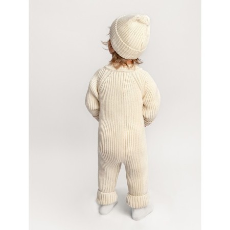 Knitted Knot Killed with Pure Love Tot hat, height 62 cm, milk color-5
