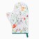 Mittens-Object Ethel "poppies" 20x28cm, sarzha, 100% x/l, vatin 250g/m2
