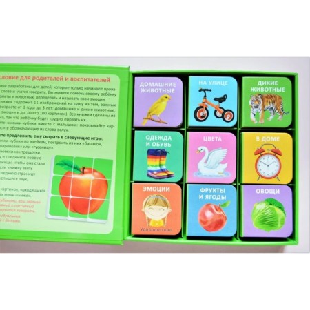 Books Cubes. Mini - books "World around me"-1
