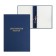 A4 Diploma Folder, Bumvinyl, scallops/cassation, (without paper) blue 10dr01