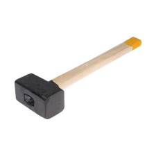 Sledgehammer forged scrap, 7 kg, wooden handle