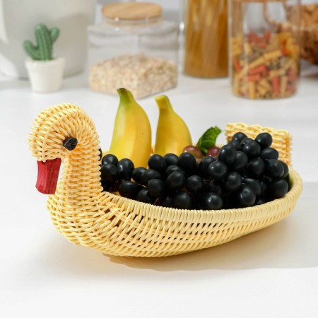 Basket for fruits and bread of the share "Swan", 32 × 21 × 17 cm-1