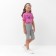 T -shirt Baby shortened "icon" Minnie Mouse, pink color