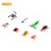 Animal set "insects", 8 figures, mix