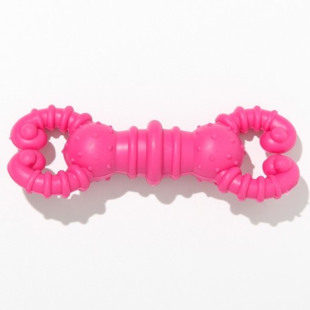 Rubber toy for a toy "Gantel-crab", TPR, 11.5 x 2 cm, pink-1