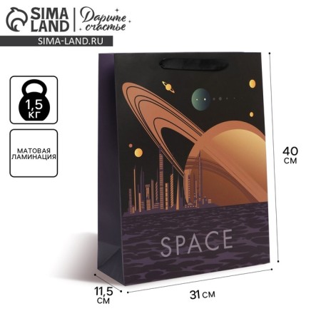 Gift laminated vertical, packaging, Pluto, l 31 x 40 x 11.5 cm
