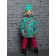 Vetrovka for girls, height 104 cm, emerald color