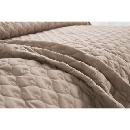 A set with a bedspread "Roxalana", size 230x250 cm, 50x70 cm - 2 pcs, the color of Mokko-8