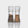 Set of glass mills, 80 ml, 2 pcs, the color is transparent