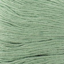 A set of threads muline No. 966, 8 ± 1 m, 6 pcs, the color is delicate green