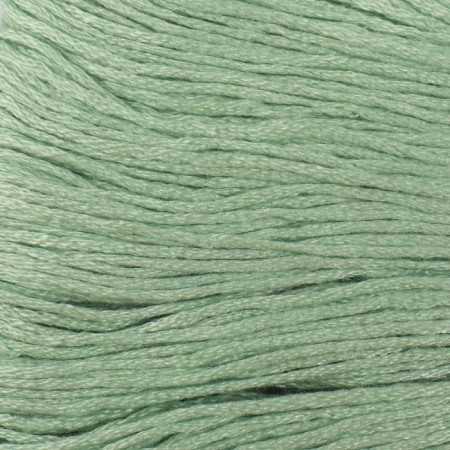 A set of threads muline No. 966, 8 ± 1 m, 6 pcs, the color is delicate green