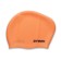 ATEMI LC-08 swimming cap, silicone, for long hair, orange color