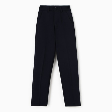 Pants for boys, dark blue color, size 22 (height 122-128)