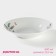 Plate ceramic deep shade "lavender", 600 ml, d = 20.5 cm, white color